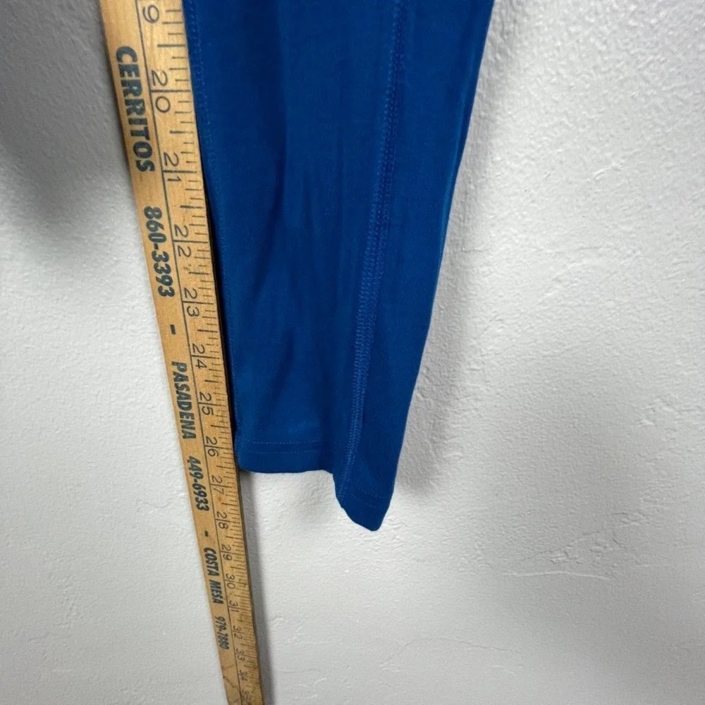 Namarie Sylvendel Leggings Women M Blue Hemp Blend Pockets Yoga Pants Active